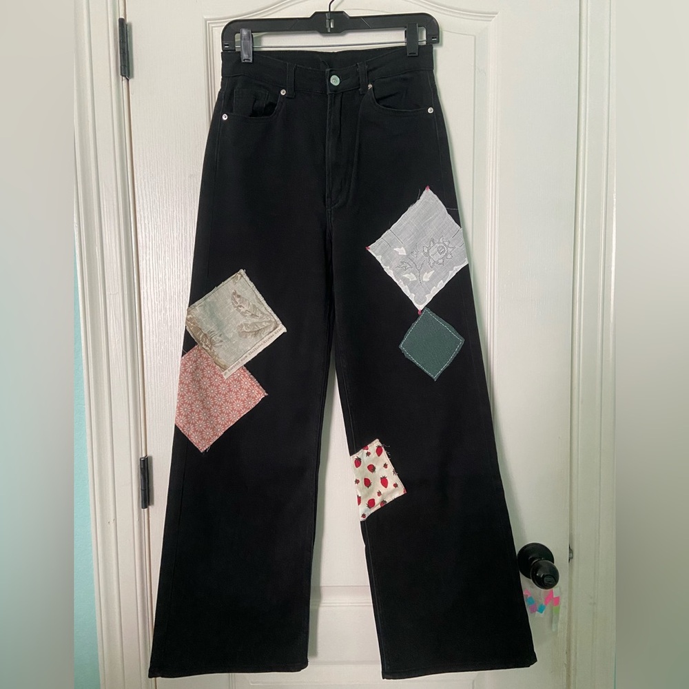 Whimsical Upcycled H&M Jeans